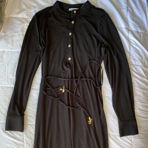 Black Calvin Klein long sleeve dress, size 4